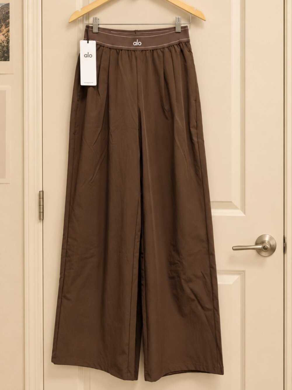 ALO Yoga Suit Up Trouser Espresso🥥 NWT | Workwear Casual | Straight-leg Pants